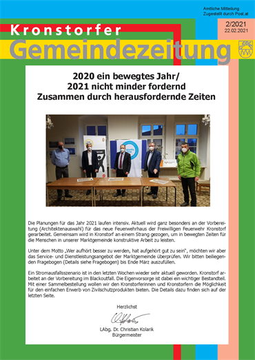 Gemeindezeitung Folge 2-2021