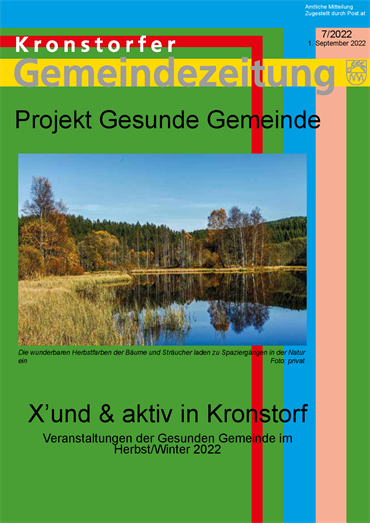Gemeindezeitung Projekt Gesunde Gemeinde